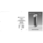 Bionaire BAP422 User's Manual