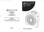 Bionaire B298 User's Manual