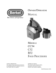 Berkel B32 User's Manual