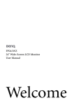 BenQ FP241WZ User's Manual