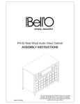 Bell'O PR-25 User's Manual