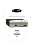 Belkin F6C650ZSER-SB User's Manual