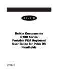 Belkin G700 User's Manual