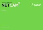 Belkin NetCam F7D7601v1 User's Manual