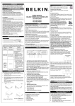 Belkin F6C1000EITW-RK User's Manual