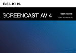 Belkin AV4 User's Manual