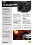 Behringer NOX1010 Brochure