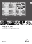 Behringer LC2412 User's Manual