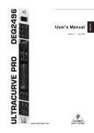 Behringer 24-bit/96 User's Manual