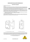 Behringer Eurolive WB215 User's Manual