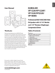 Behringer Speaker VP1520 User's Manual