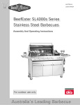 BeefEater SL4000s User's Manual