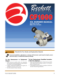 Beckett CF1000 User's Manual