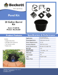 Beckett Water Gardening BL25LED User's Manual