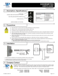 BEA Door Switch And Toggle Switch User's Manual