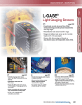 Banner Laser Gauging Sensors L-GAGE User's Manual