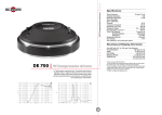 B&C Speakers Hf Compression Drivers DE 700 User's Manual
