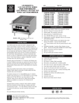 Bakers Pride Oven L-36GS User's Manual