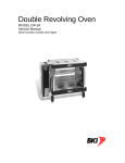 Bakers Pride Oven DR-34 User's Manual