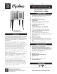 Bakers Pride Oven GDCO-E1 User's Manual