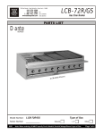 Baker Road Furniture DANTE LCB-60GS User's Manual