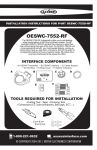 Axxess Interface OESWC-7552-RF User's Manual