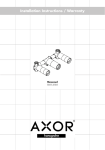 Axor Massaud 18113181 User's Manual
