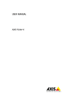 Axis Communications P3364-V User's Manual