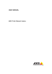 Axis Communications P1343 User's Manual