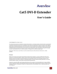 Avenview Cat5 User's Manual