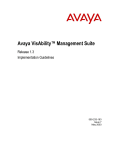 Avaya VisAbility Management Suite Release 1.3 User's Manual