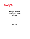 Avaya SMON Manager User Guide