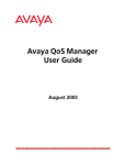 Avaya QoS Manager 2.0 User Guide