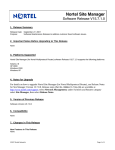 Avaya Nortel Site Manager Software Release 15.7.1.0 User's Manual