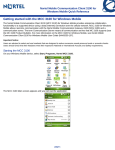 Avaya Mobile Communication Client 3100 for Windows Mobile User's Manual