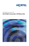 Avaya Mobile Communication 3100 User's Manual