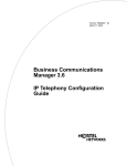 Avaya IP Telephony Configuration Guide