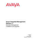 Avaya Integrated Management Release 3.1 Standard Management User's Manual