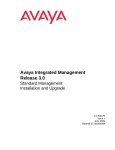 Avaya Integrated Management Release 3.0 Standard Management User's Manual