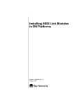 Avaya HSSI Link Modules in BN Platforms User's Manual