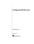 Avaya Configuring OSI Services User's Manual