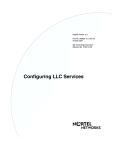 Avaya Configuring LLC Services User's Manual