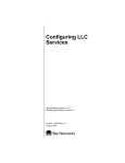 Avaya Configuring LLC Services User's Manual