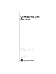 Avaya Configuring Line Services User's Manual