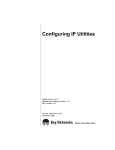 Avaya Configuring IP Utilities User's Manual