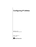 Avaya Configuring IP Utilities User's Manual