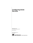 Avaya Configuring DLSw Services User's Manual