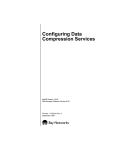 Avaya Configuring Data Compression Services User's Manual