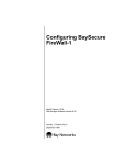 Avaya Firewall-1 User's Manual