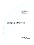 Avaya Configuring ATM Services (308612-14.20 Rev 00) User's Manual